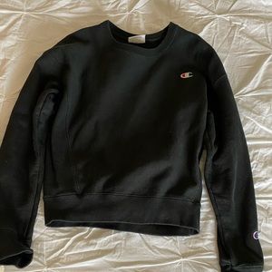 Black champion sweatshirt